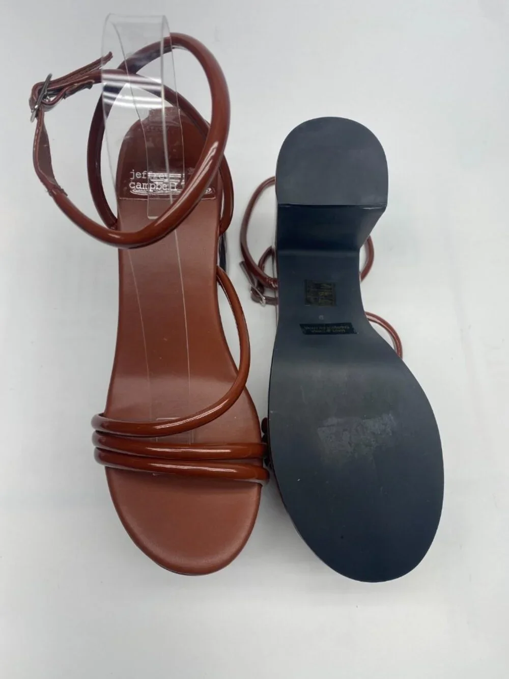 Jeffrey Campbell Women's Mamba Platform Block Heel Sandals Sz 9